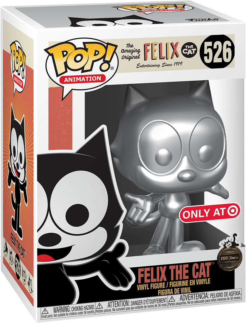 Felix The Cat P O P Figure Box PNG image