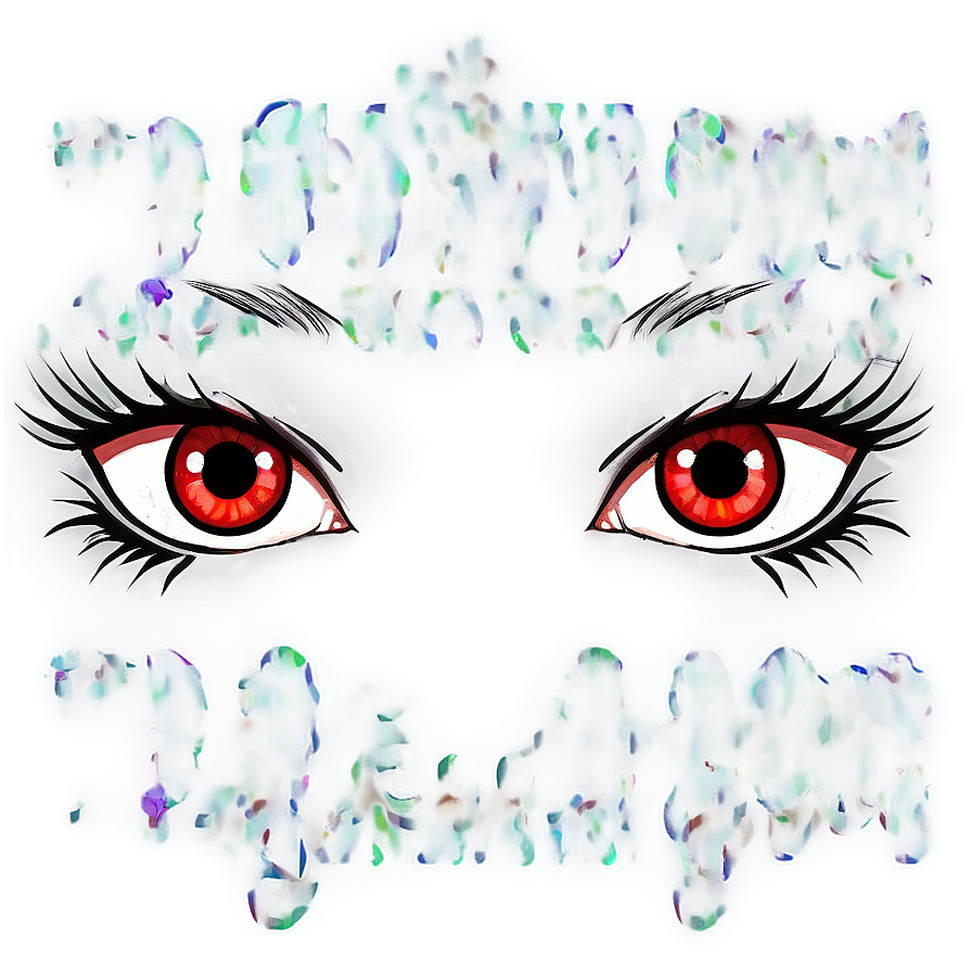 Female Anime Red Eyes Png Pqm64 PNG image