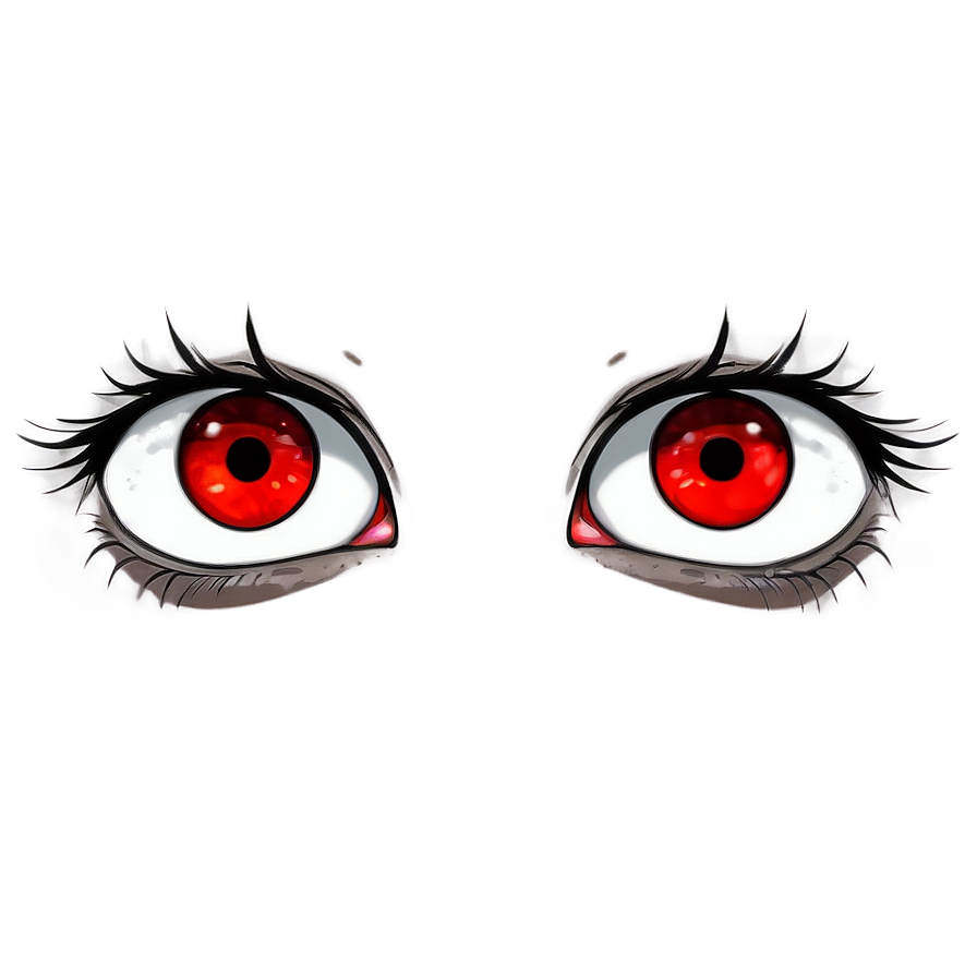 Female Anime Red Eyes Png Yhx PNG image