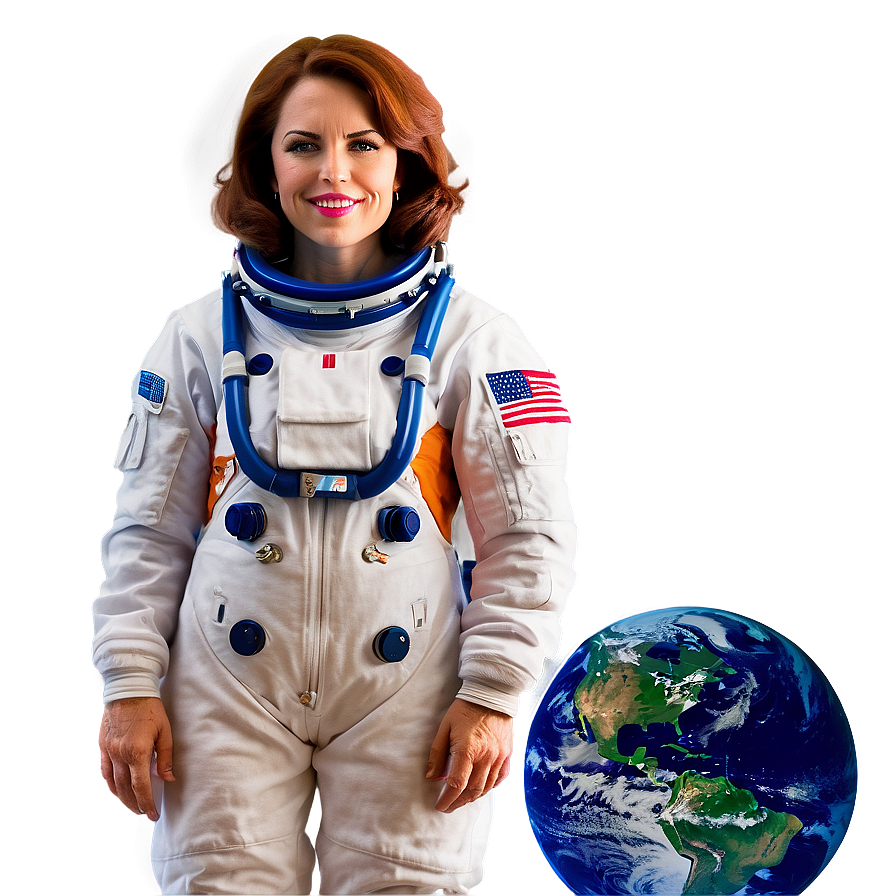 Female Astronaut Png Vxv PNG image