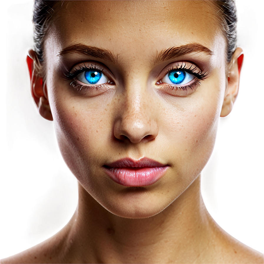 Female Blue Eyes Png 06122024 PNG image