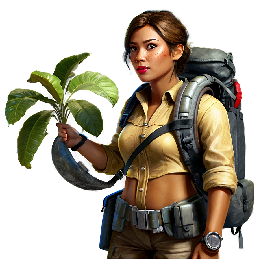 Female Explorer Png Rrp PNG image