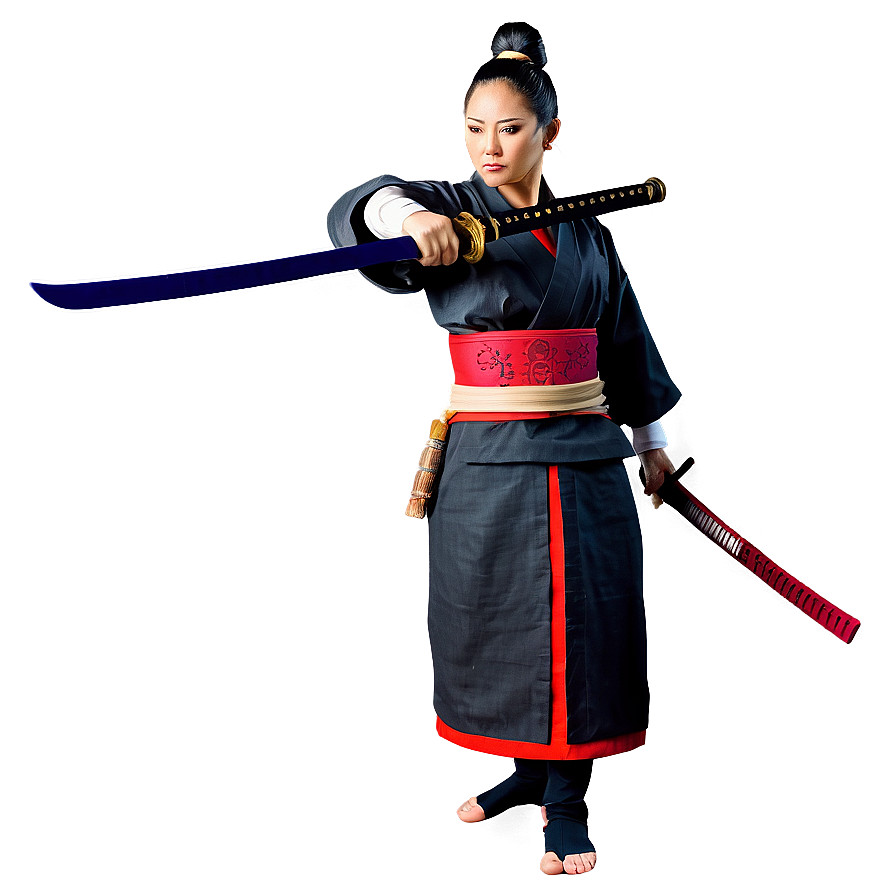 Female Samurai Png 05212024 PNG image
