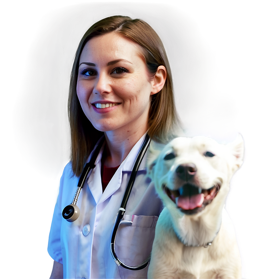 Female Veterinarian Portrait Png 06282024 PNG image