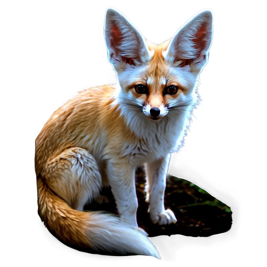 Fennec Fox Black And White Sketch Png Nac69 PNG image