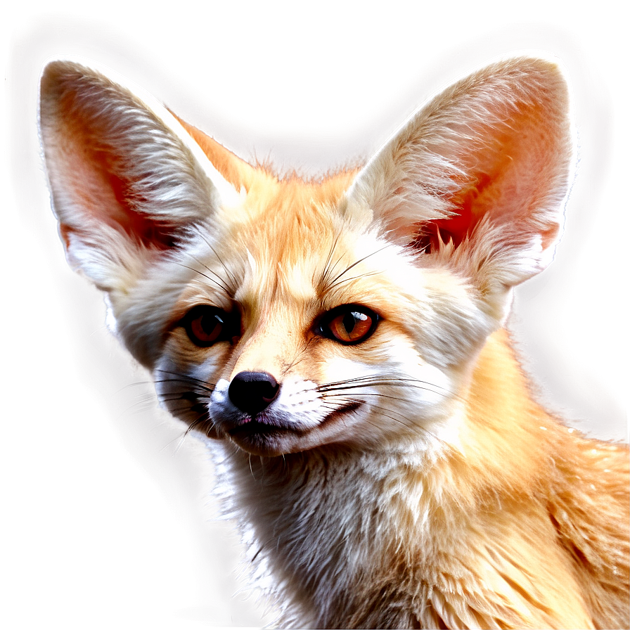 Fennec Fox D PNG image