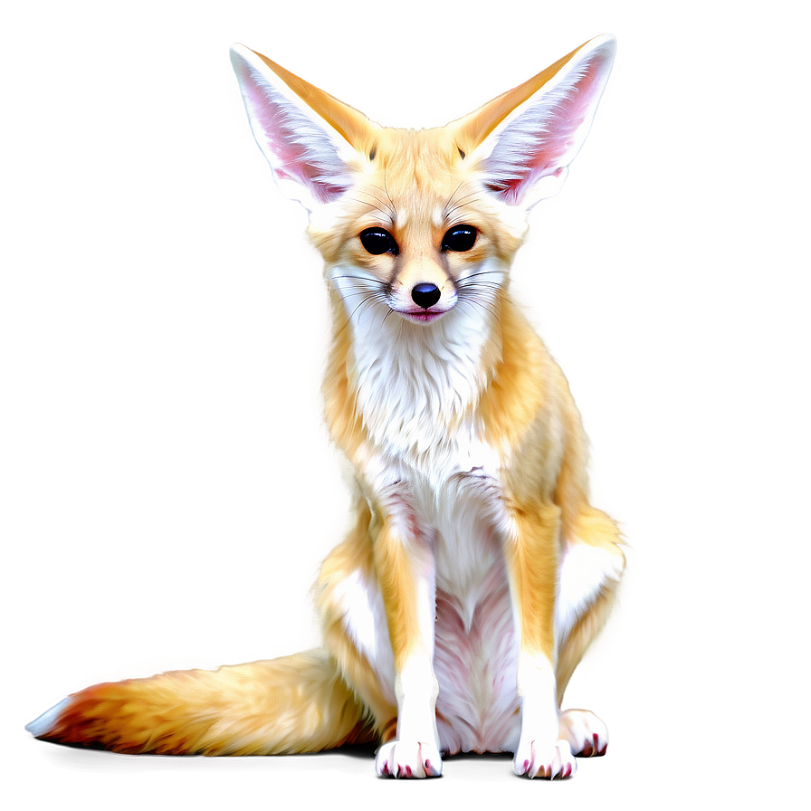 Fennec Fox Digital Art Png 06262024 PNG image