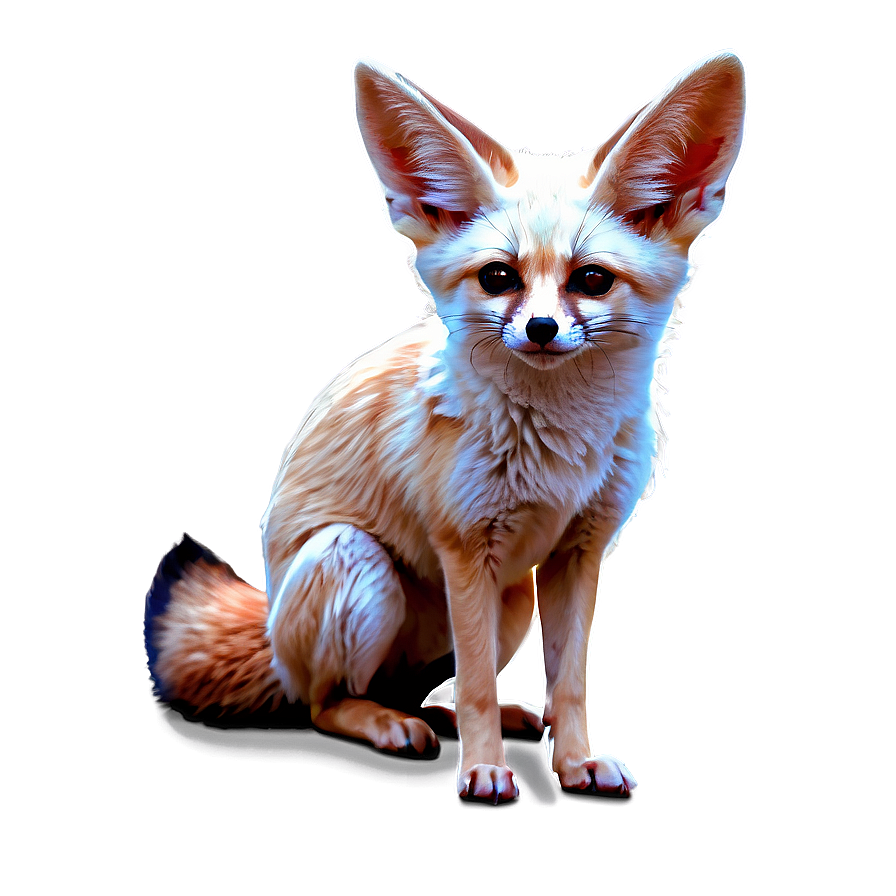 Fennec Fox Digital Art Png 06262024 PNG image