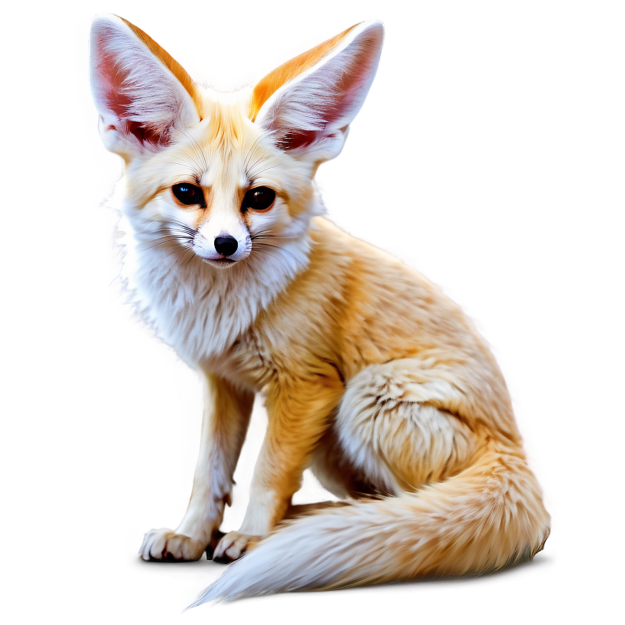 Fennec Fox Digital Art Png Uyg21 PNG image