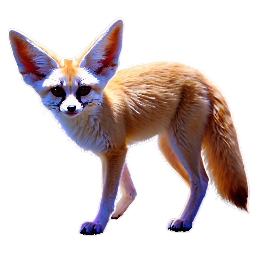 Fennec Fox Digital Art Png Wuq19 PNG image