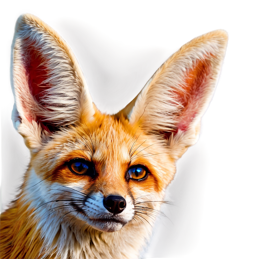 Fennec Fox Ears Detail Png Oje PNG image