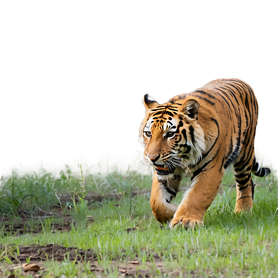 Feral Tiger In Action Png 36 PNG image