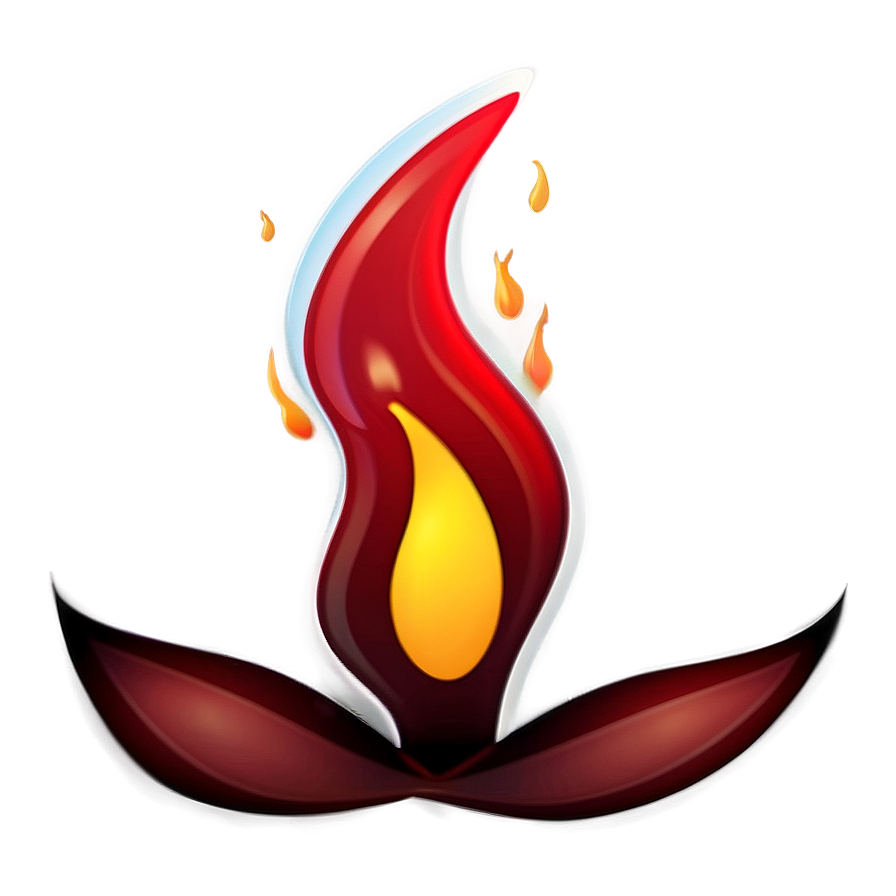 Fervent Fire Emoji Illustration Png Ndo44 PNG image