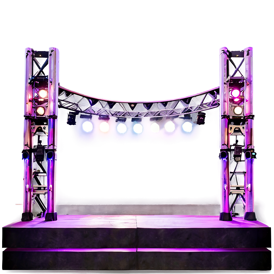 Festival Concert Stage At Dusk Png Djk PNG image