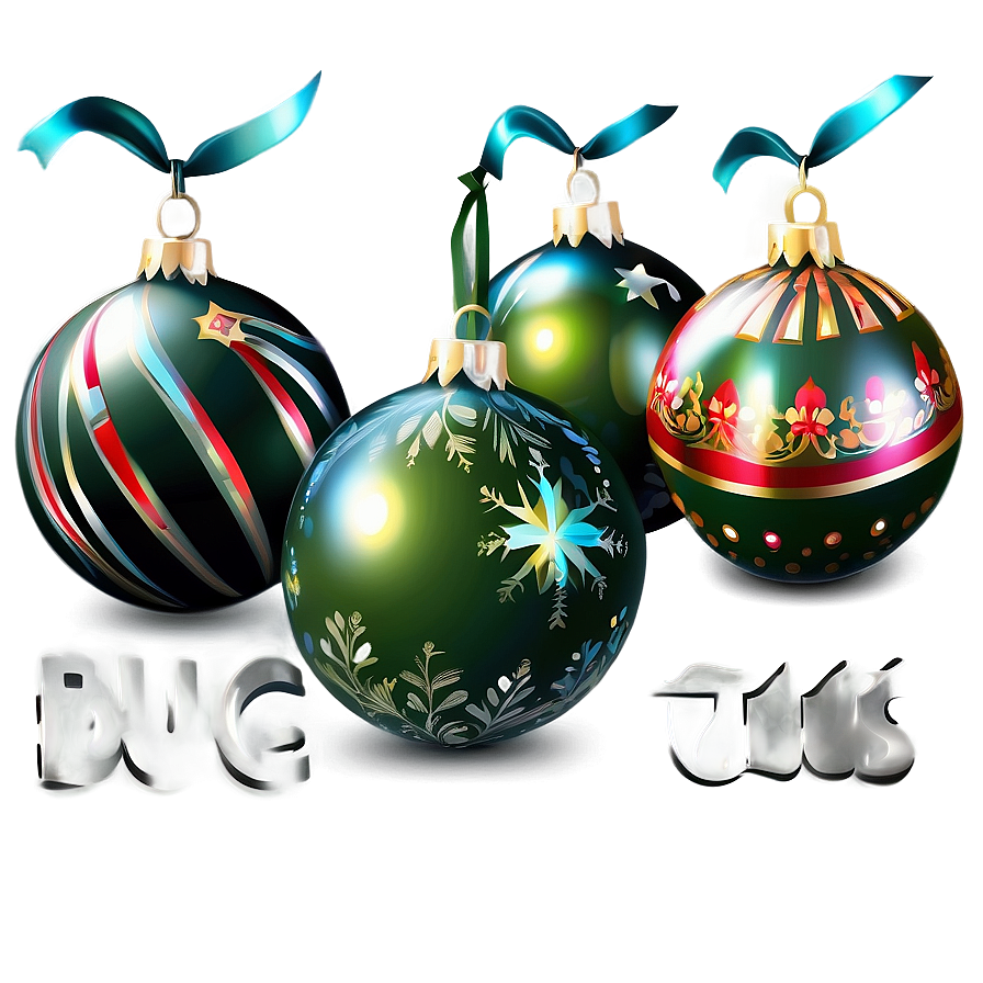 Festive Baubles Clipart Png 68 PNG image
