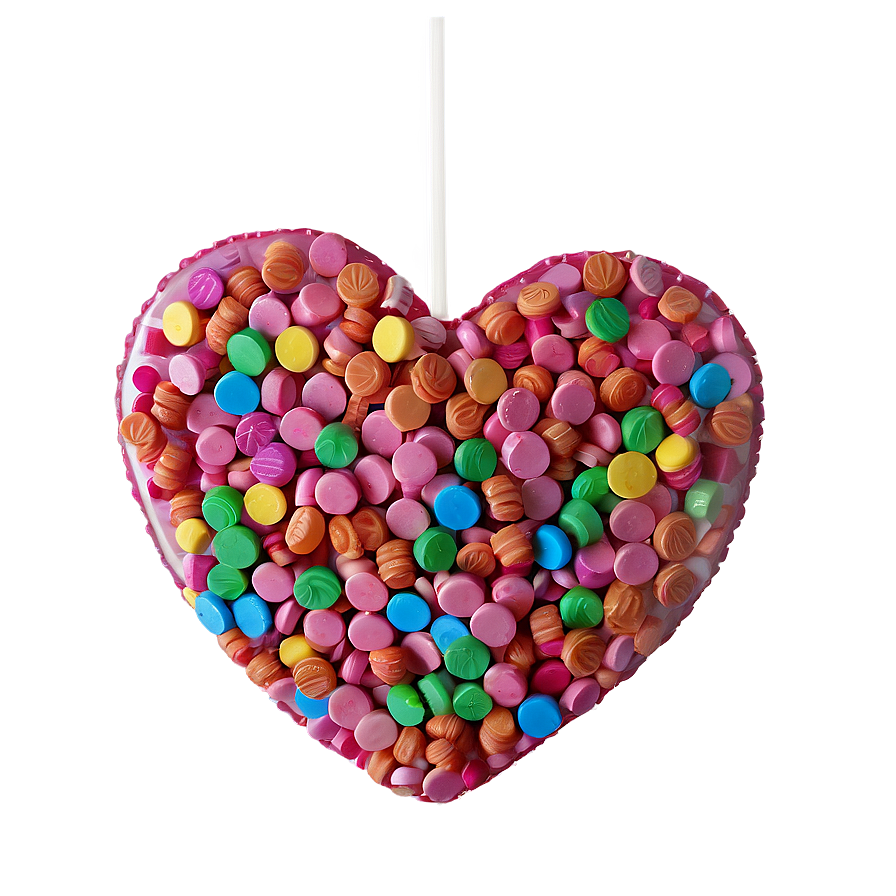 Festive Candy Heart Png 82 PNG image