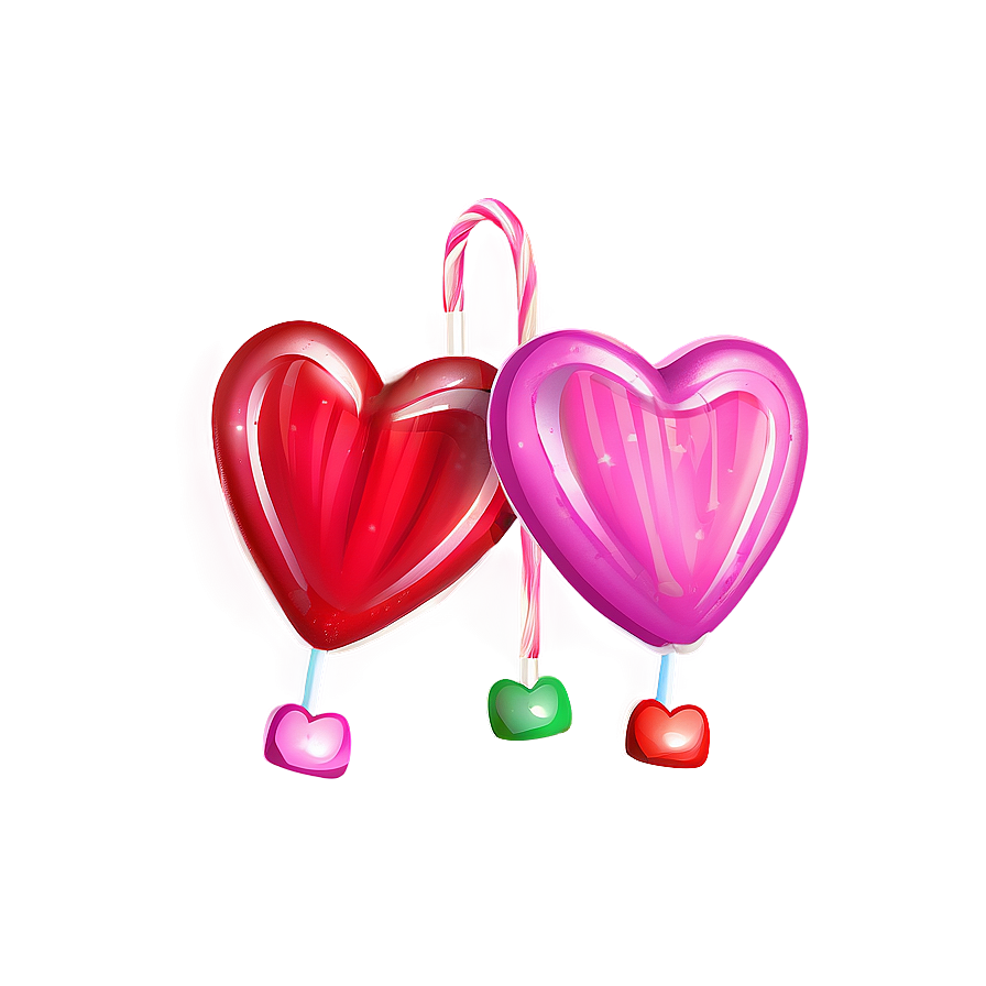 Festive Candy Hearts Png Itm PNG image