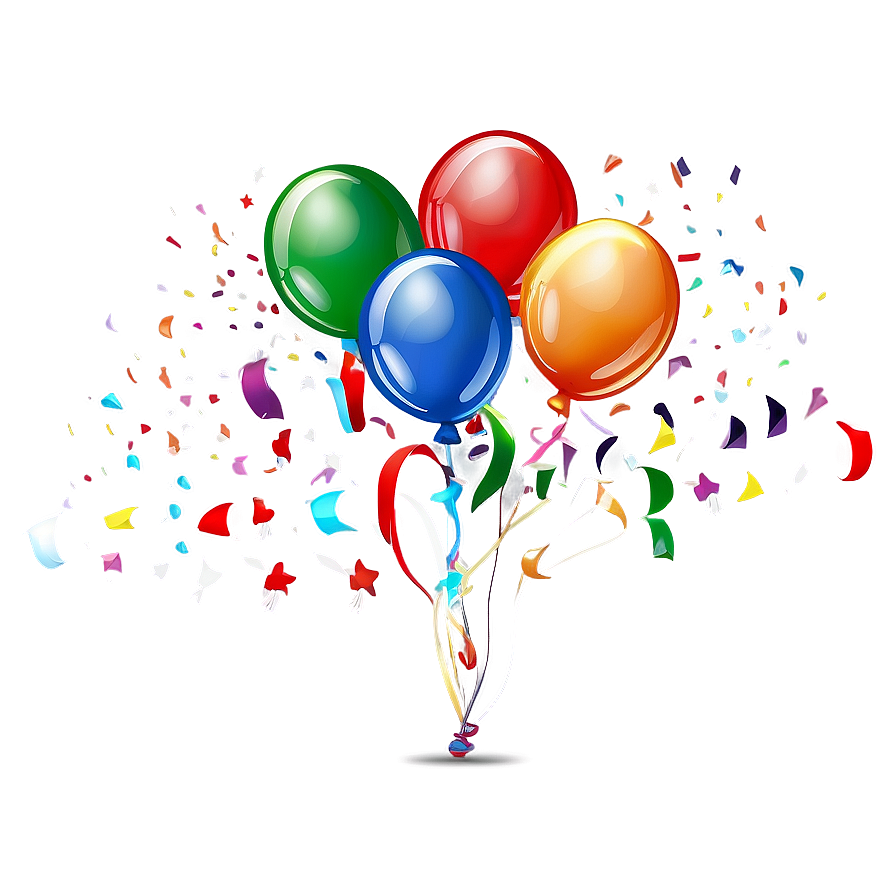 Festive Celebration Balloon Png 3 PNG image