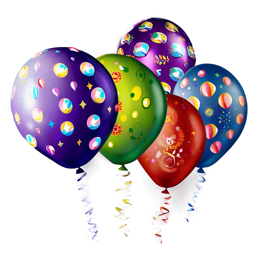 Festive Celebration Balloon Png 93 PNG image