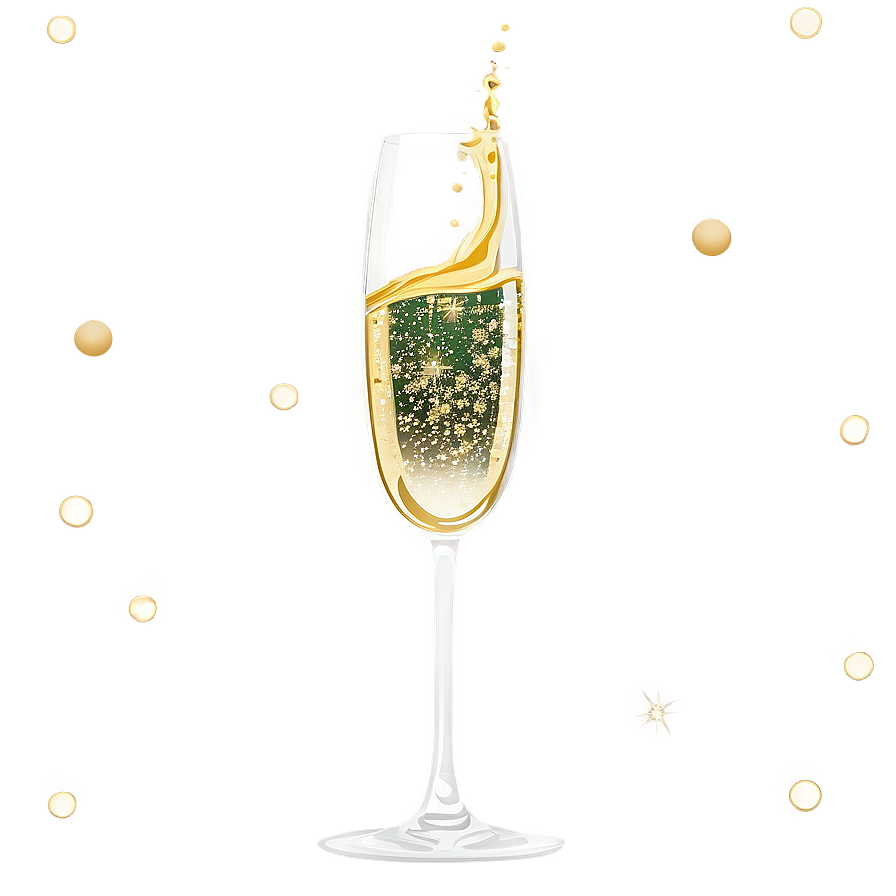 Festive Champagne Pour Png 7 PNG image