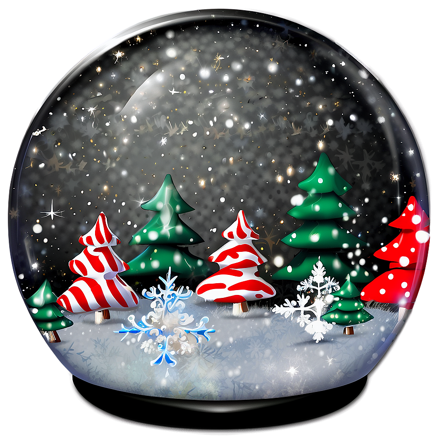 Festive Christmas Snow Globe Png Pvg PNG image