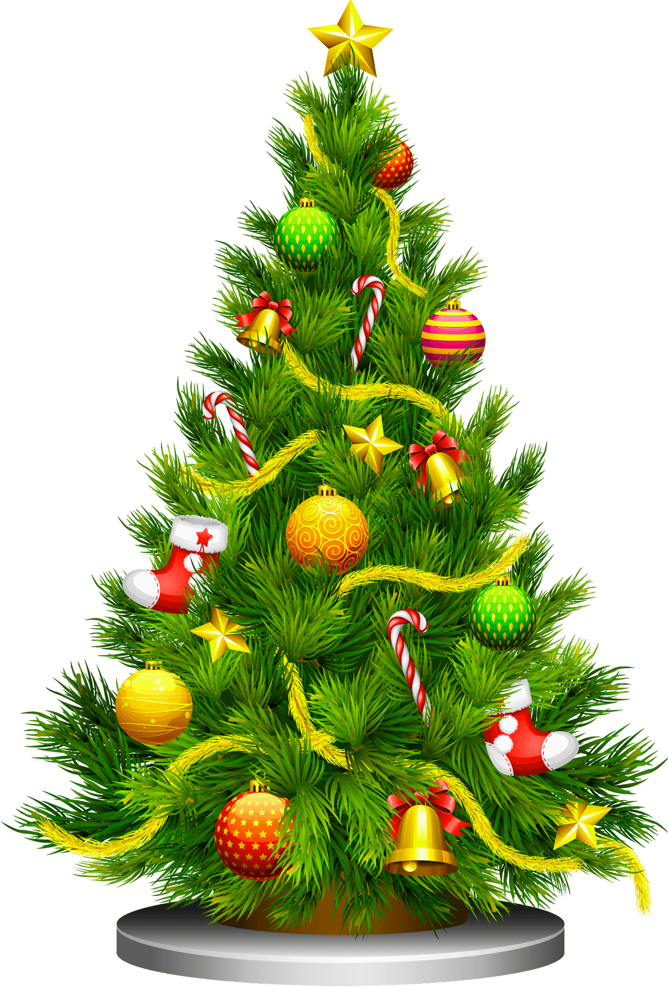 Festive Christmas Tree Decoration.png PNG image
