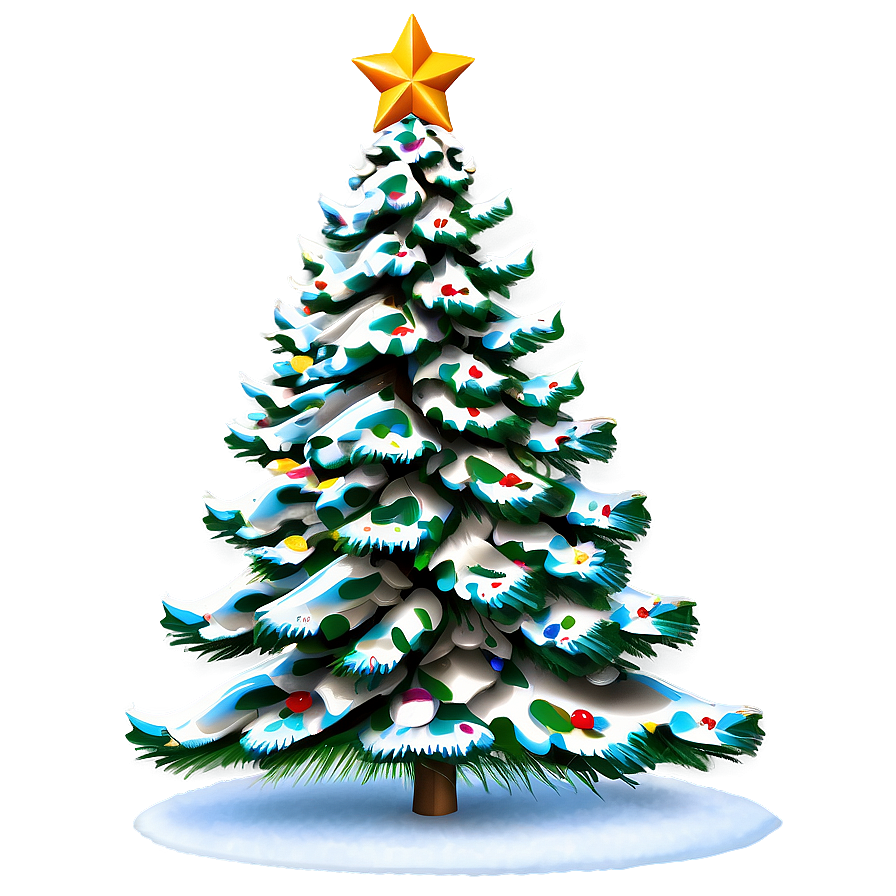 Festive Christmas Tree Png 05212024 PNG image