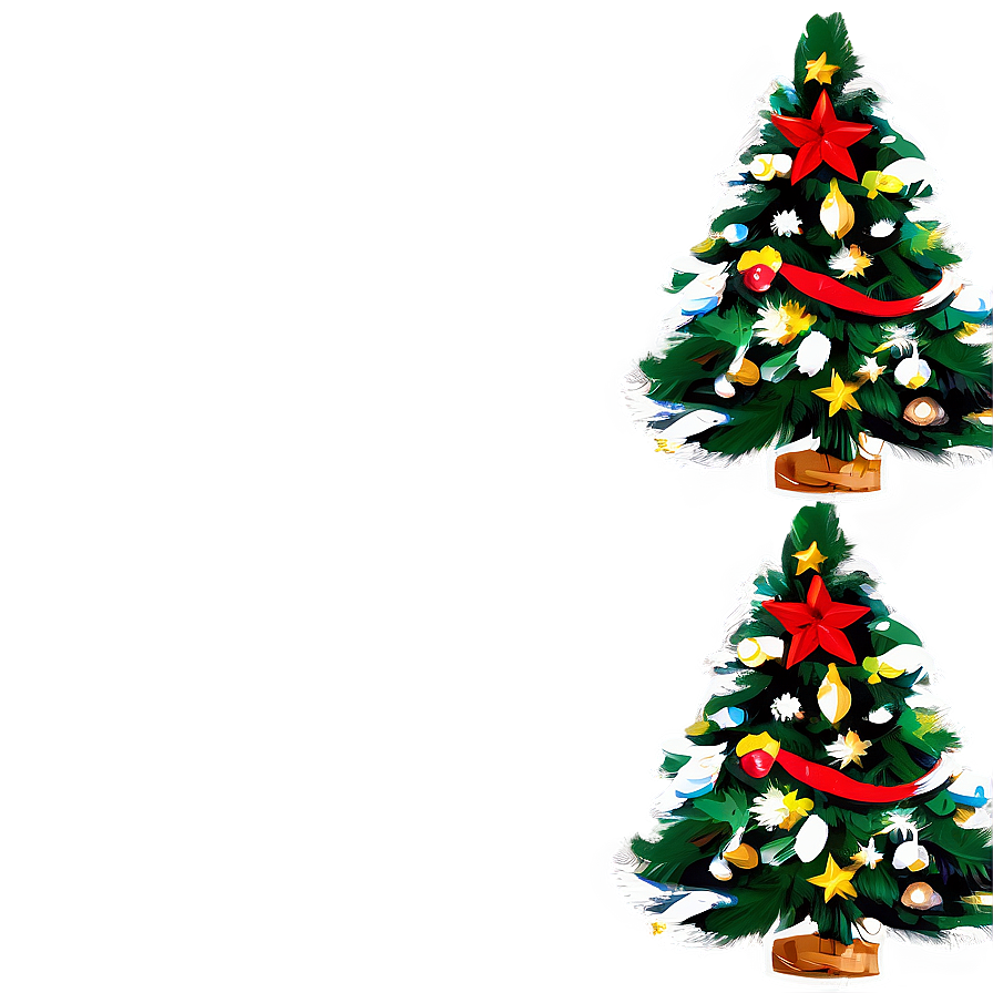 Festive Christmas Tree Transparent Png Xuw PNG image