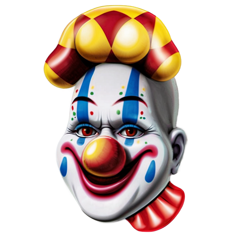 Festive Clown Face Design Png Jkq PNG image