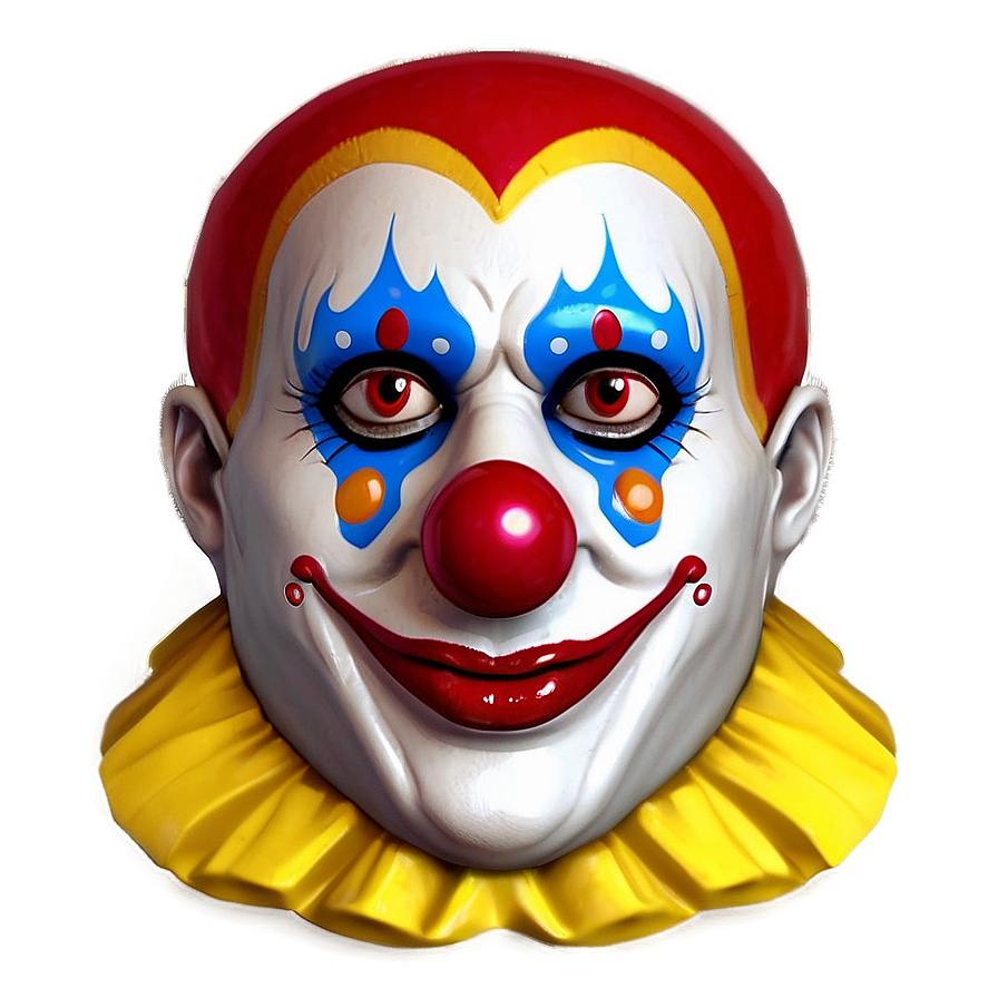 Festive Clown Mask Png Yfi PNG image