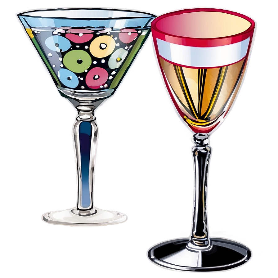 Festive Cocktail Glass Png Yyg96 PNG image