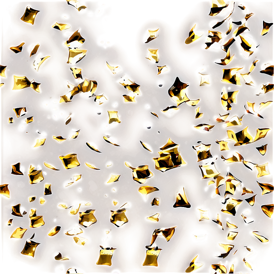 Festive Gold Confetti Png 06262024 PNG image