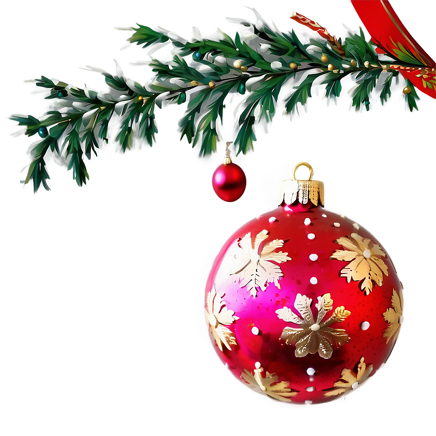 Festive Holiday Decorations Picture Png Wau85 PNG image