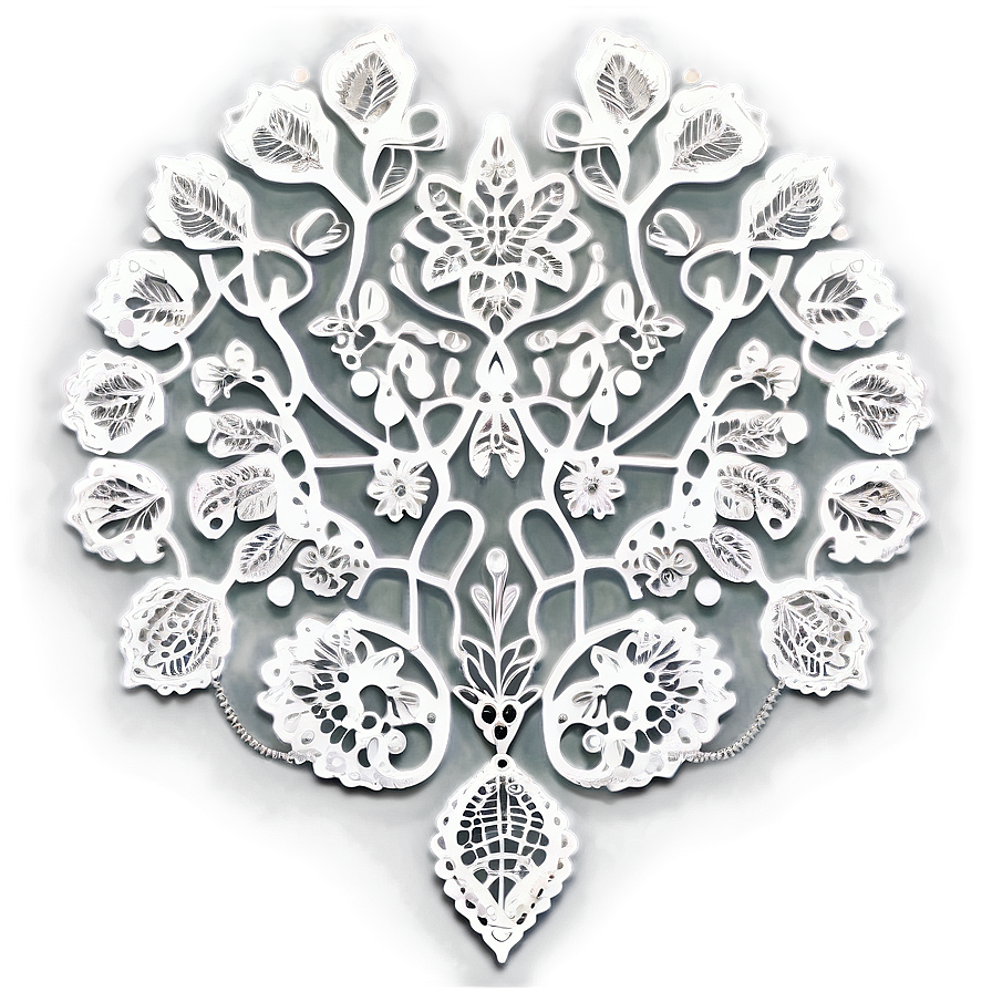 Festive Holiday Doily Png 81 PNG image