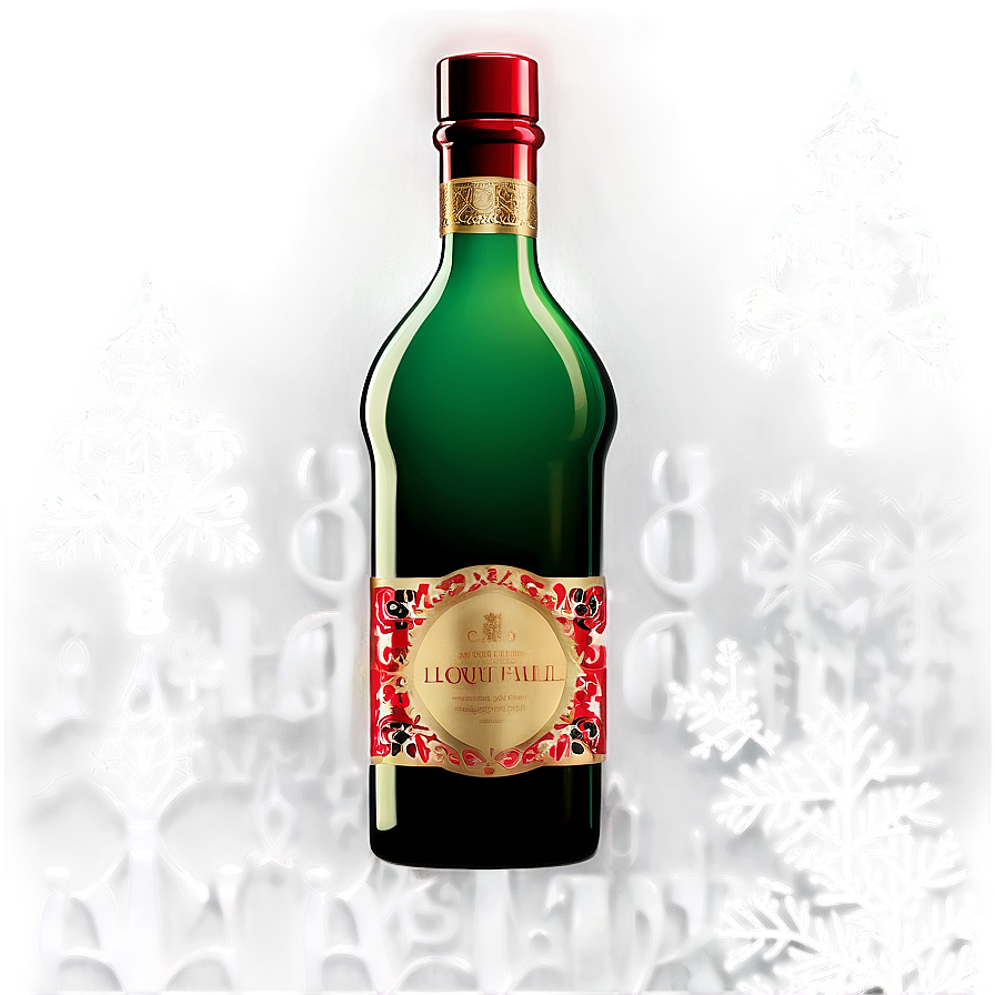 Festive Holiday Liquor Bottle Png 35 PNG image