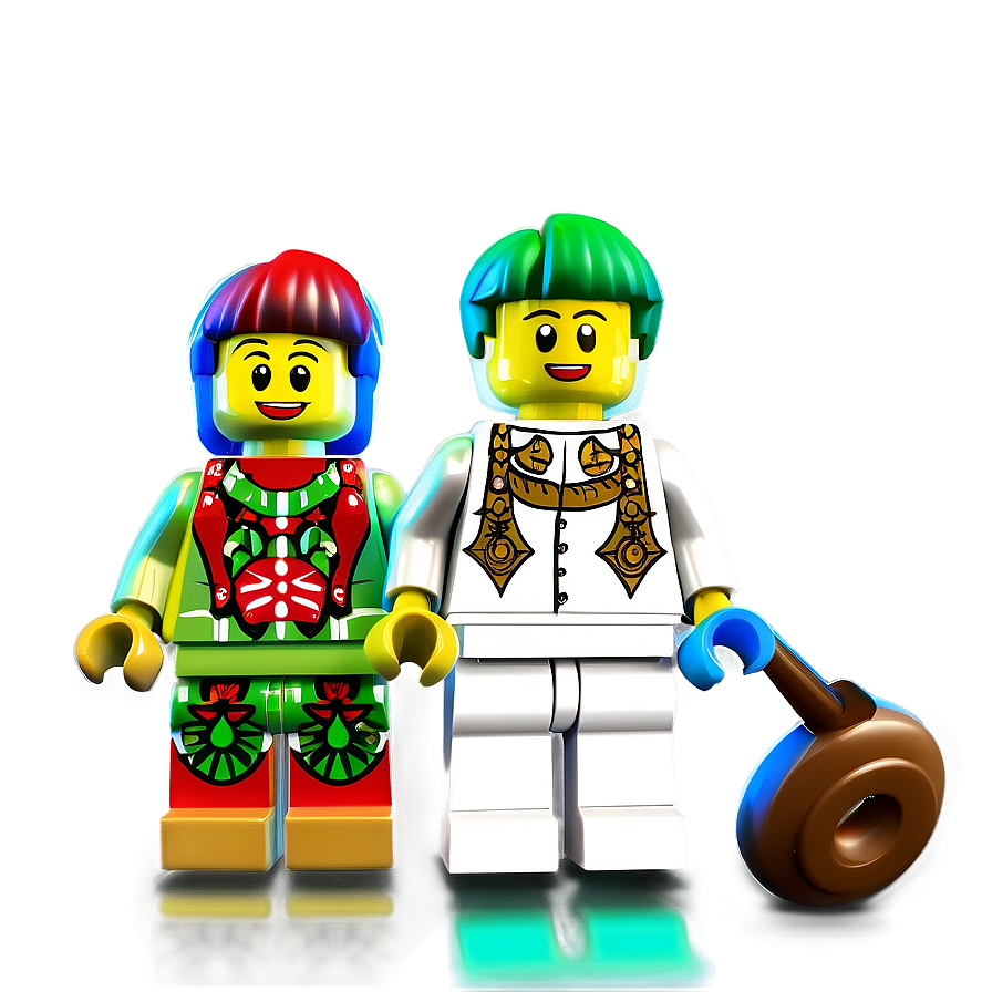 Festive Lego Minifigures Png 06262024 PNG image