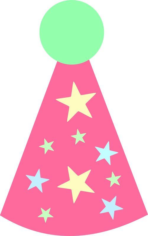 Festive New Year Party Hat PNG image