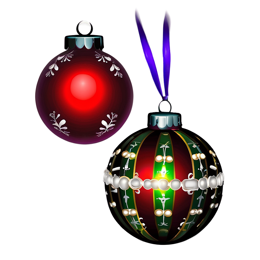 Festive Ornaments Png 5 PNG image