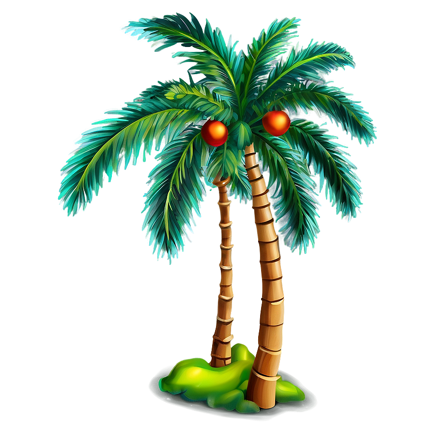 Festive Palm Tree Png 9 PNG image