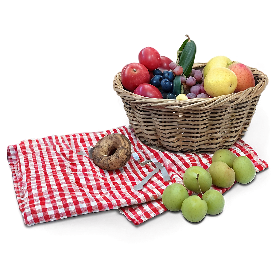 Festive Picnic Blanket Png 06132024 PNG image