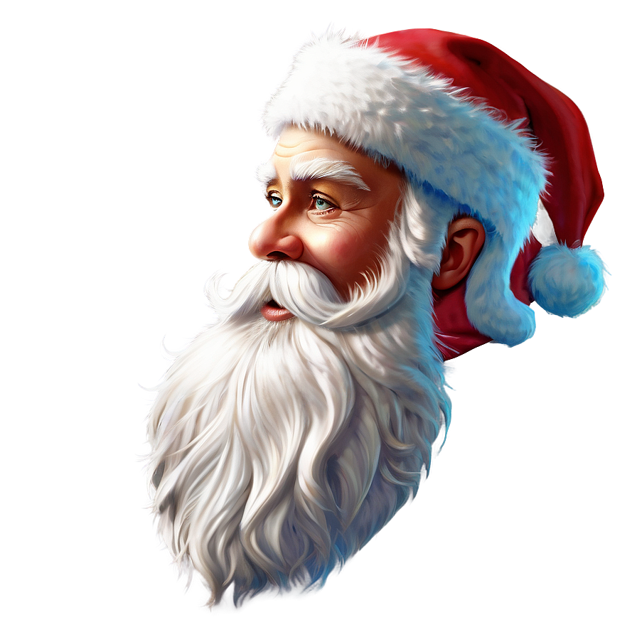 Festive Santa Profile Png Yoa PNG image