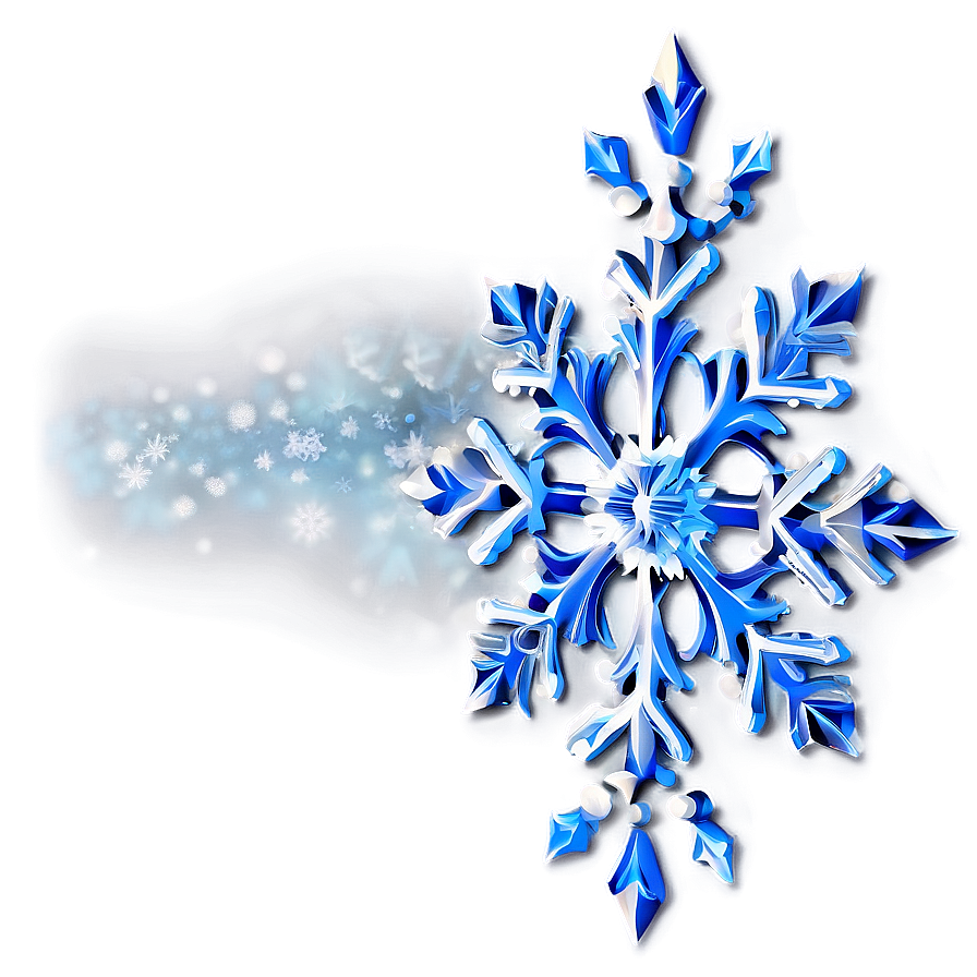 Festive Snowflakes Background Png 2 PNG image