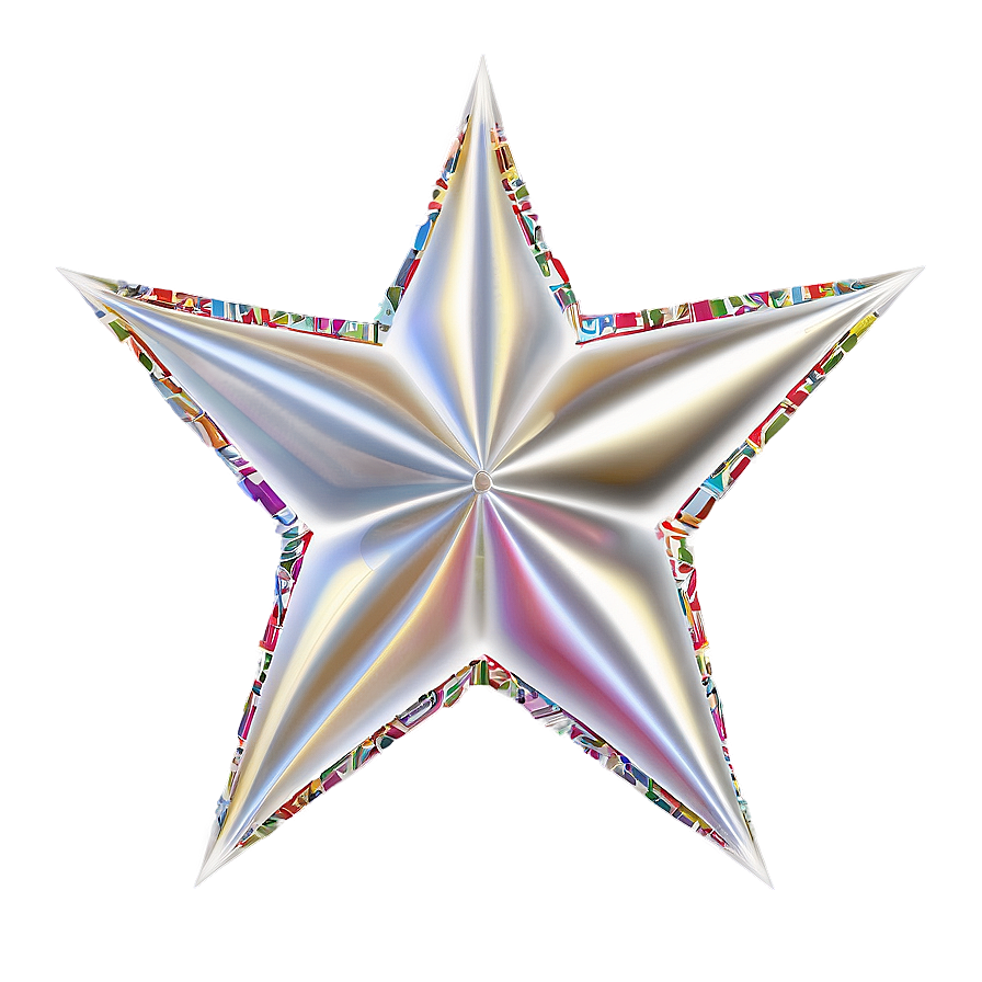 Festive Star Outline Png 05252024 PNG image