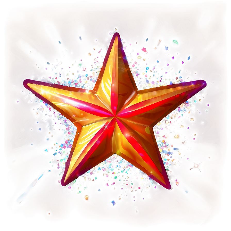 Festive Star Sparkle Png Pys14 PNG image