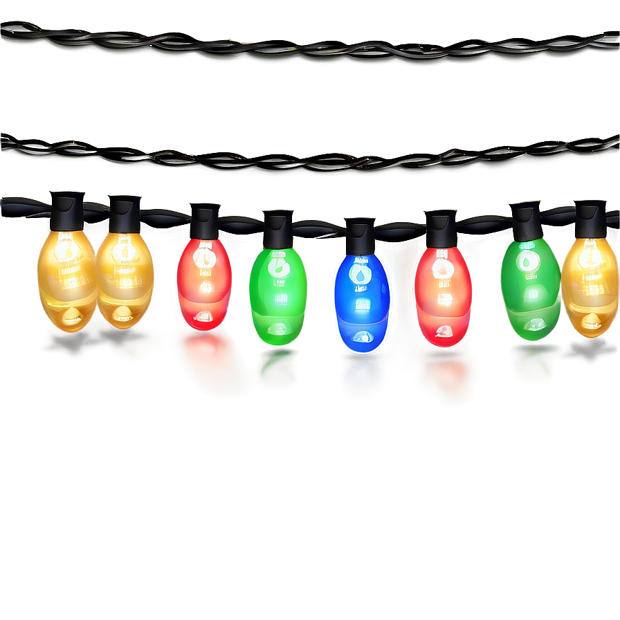 Festive String Lights Christmas Png Tfr20 PNG image