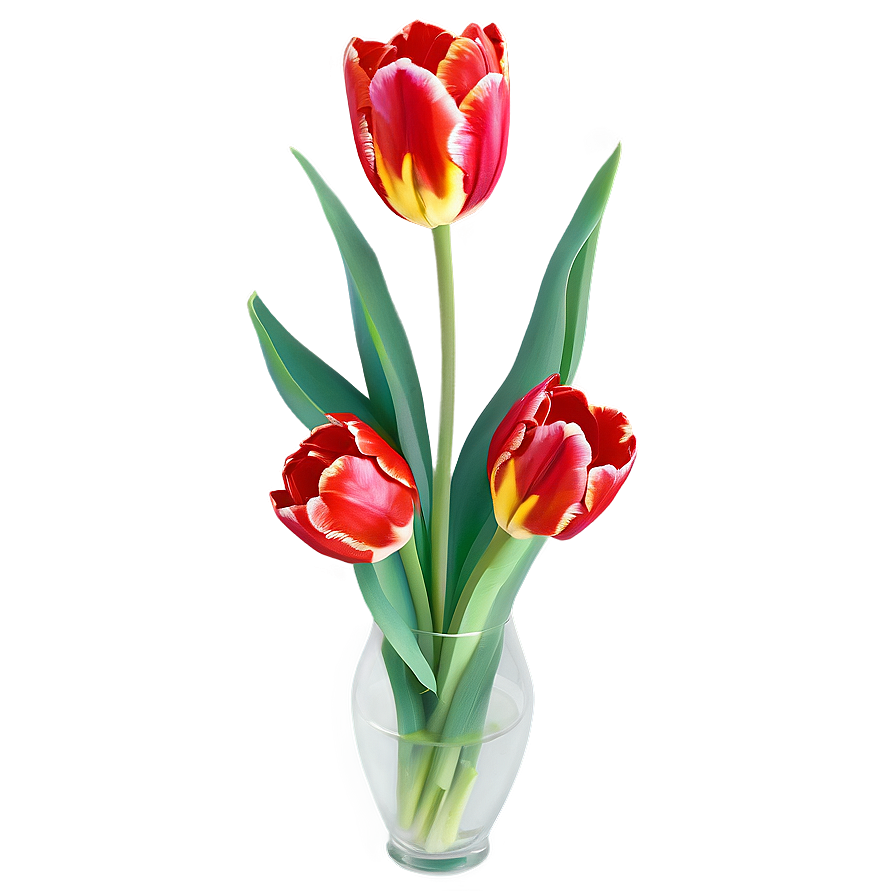 Festive Tulips Arrangement Png 05242024 PNG image
