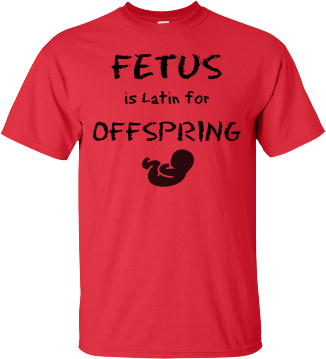 Fetus Latin Offspring T Shirt Design PNG image