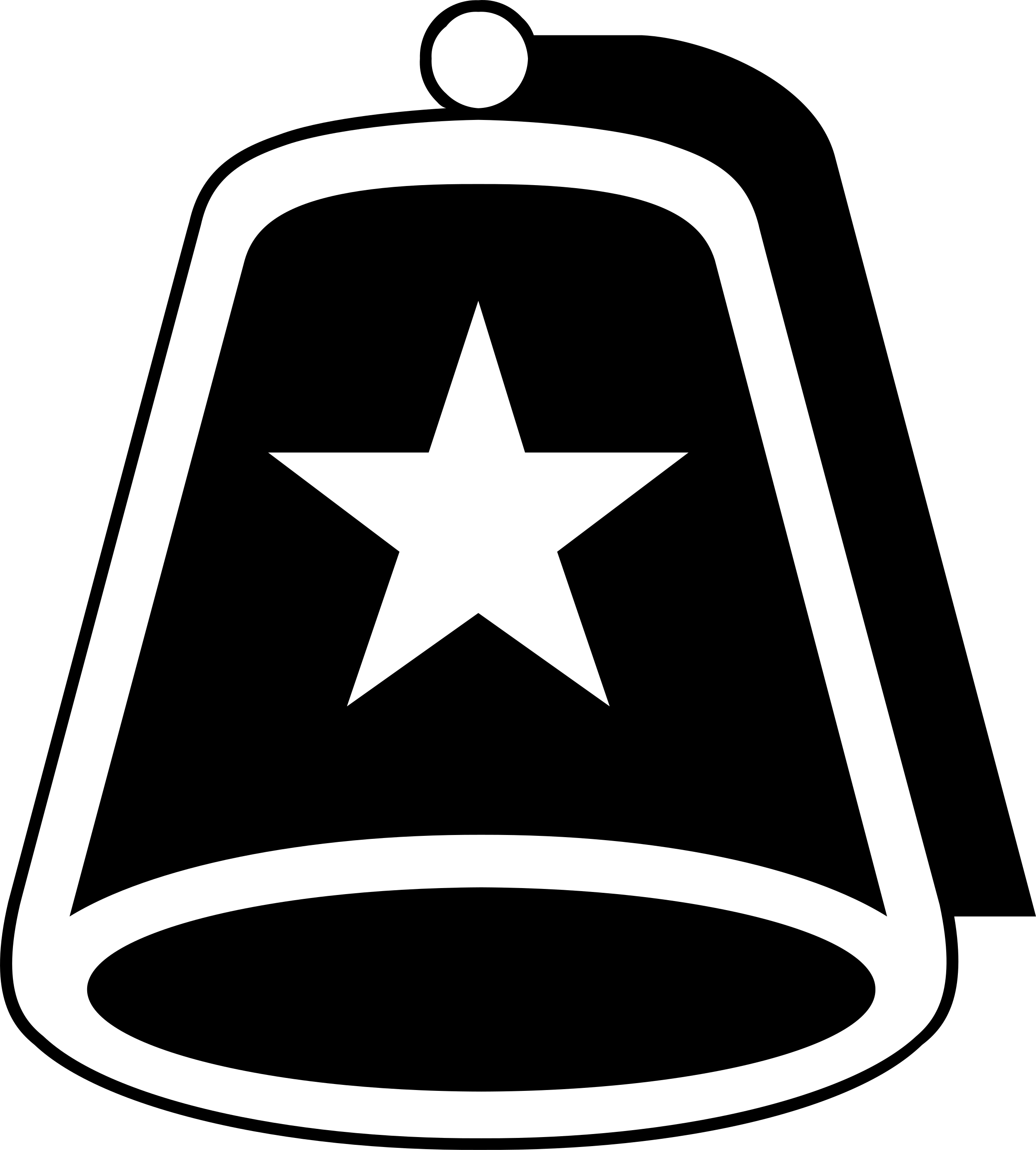 Fez Hat Icon Blackand White PNG image