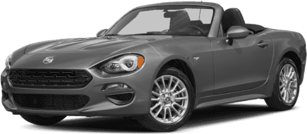 Fiat124 Spider Convertible Side View PNG image