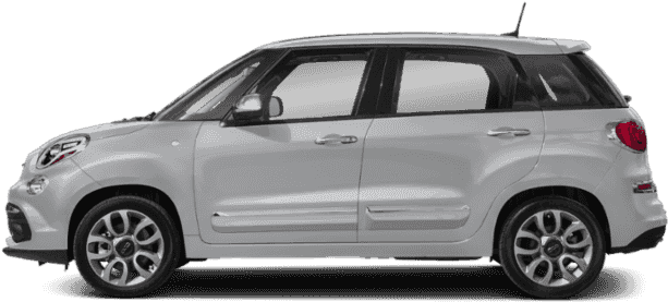 Fiat500 L Side View PNG image